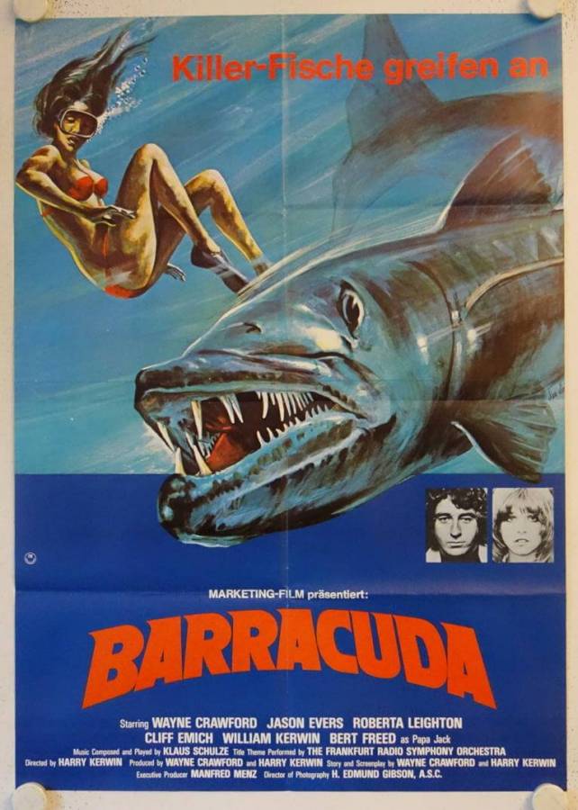 Barracuda (The Lucifer Project) original release german movie poster